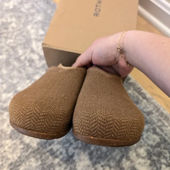 Rothy's The Casual Clog Teak Herringbone Size 8 - Picture 6 of 8